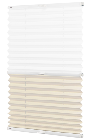 Gotowa plisa Veloline DUO 2810 Naturalny Beż + firana