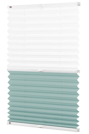 Gotowa plisa Veloline DUO 5300 Pastelowy Błękit + firana