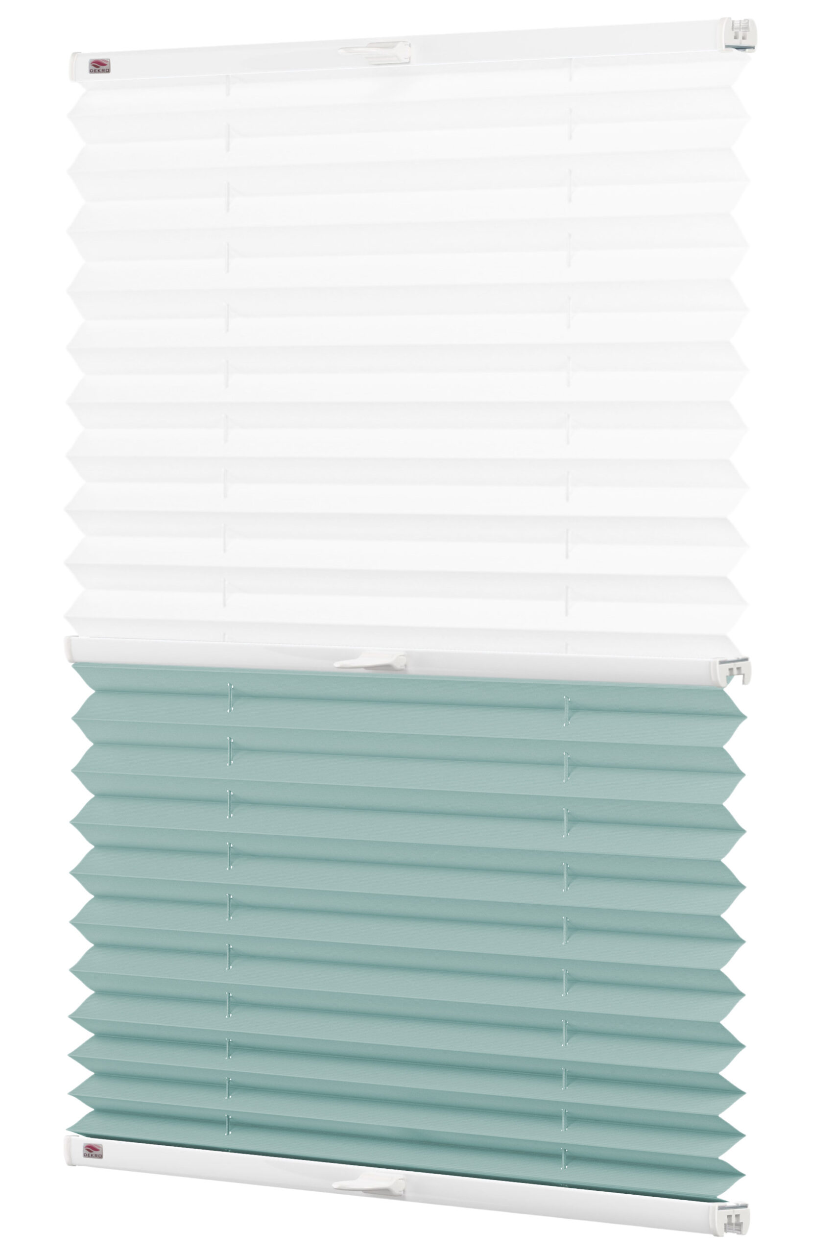 Gotowa plisa Veloline DUO 5300 Pastelowy Błękit + firana