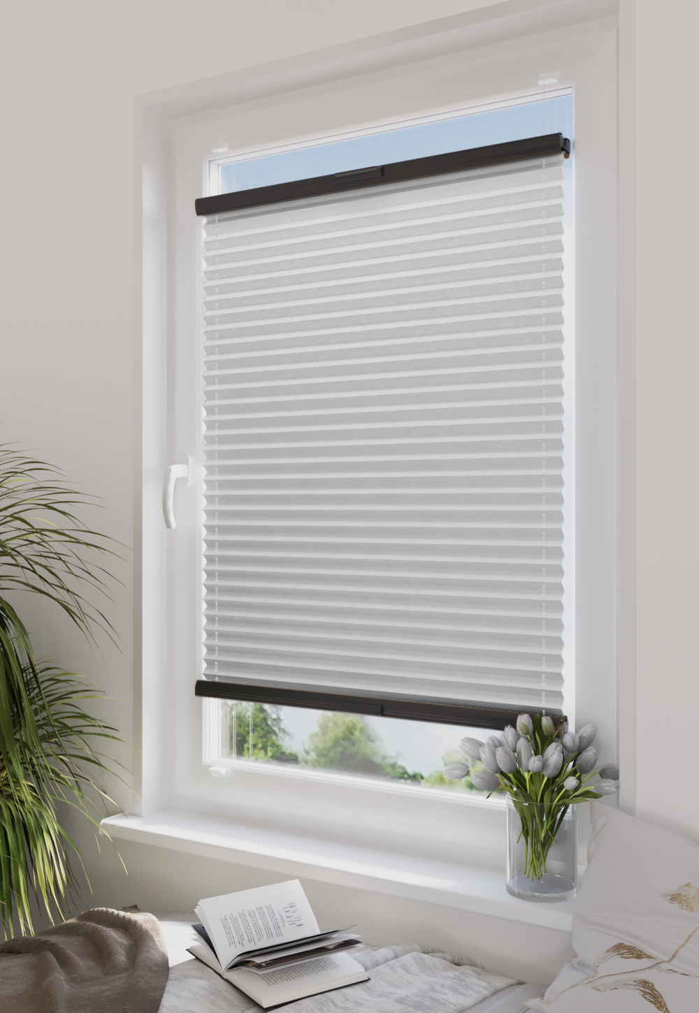 Plisa Diego Pearl T0800 Czysta Biel w aranżacji